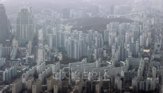 서울 강남구 일대 아파트 단지 모습 (연합뉴스 제공)